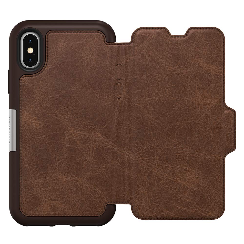 OTTERBOX IPHONE X BOOK TYPE CASE STRADA BROWN